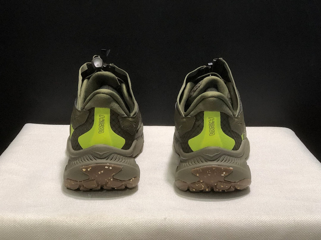 HOKA Project Transport Zip Sneakers in Olive Green