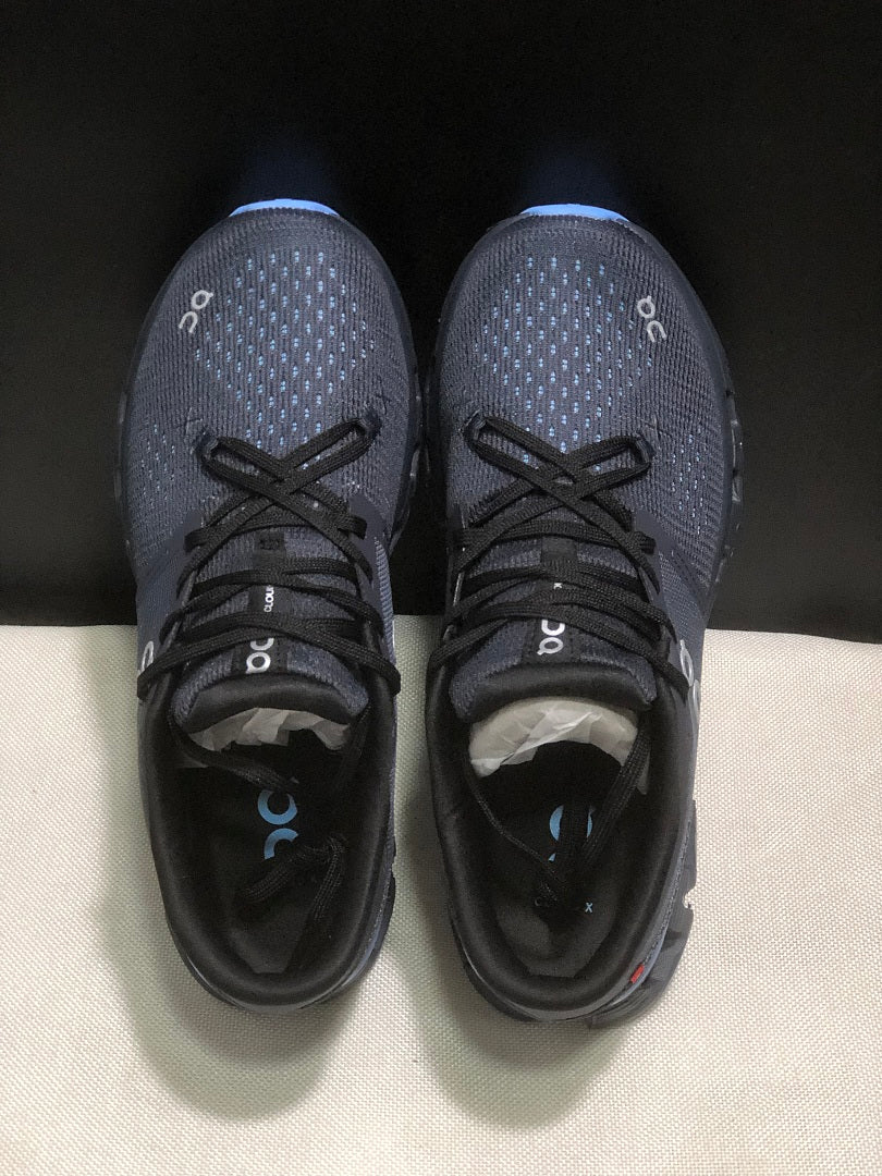 On Cloud X 4 Navy Running Sneakers