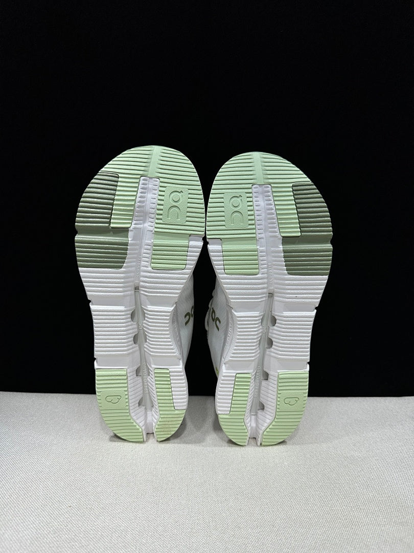On Cloudnova 2 Sneakers in White and Sage