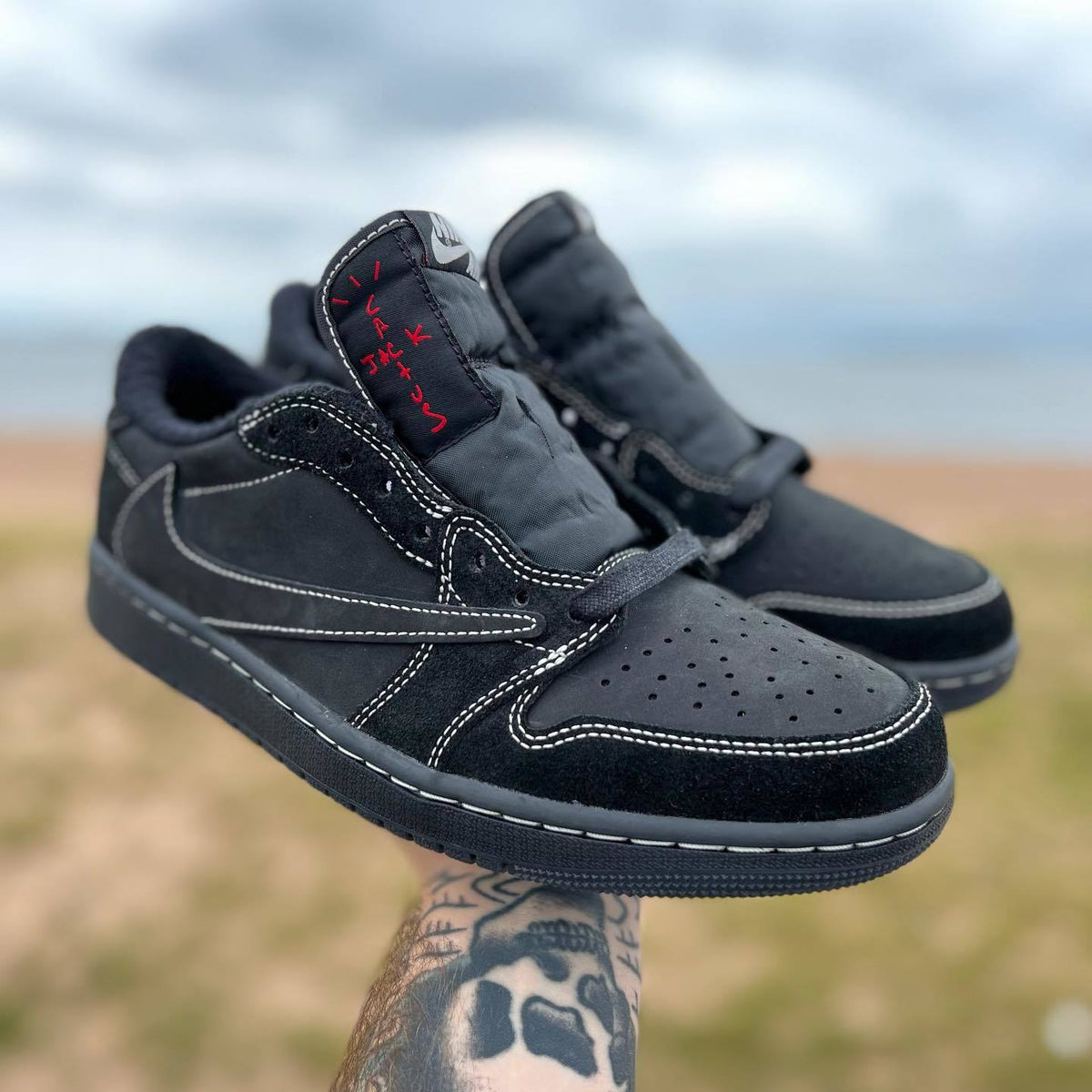 Jordan 1 Low OG Travis Scott Black Sneakers DM7866-001