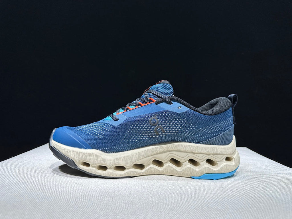 On Cloudsurfer Trail 2 Blue Trail Running Shoes