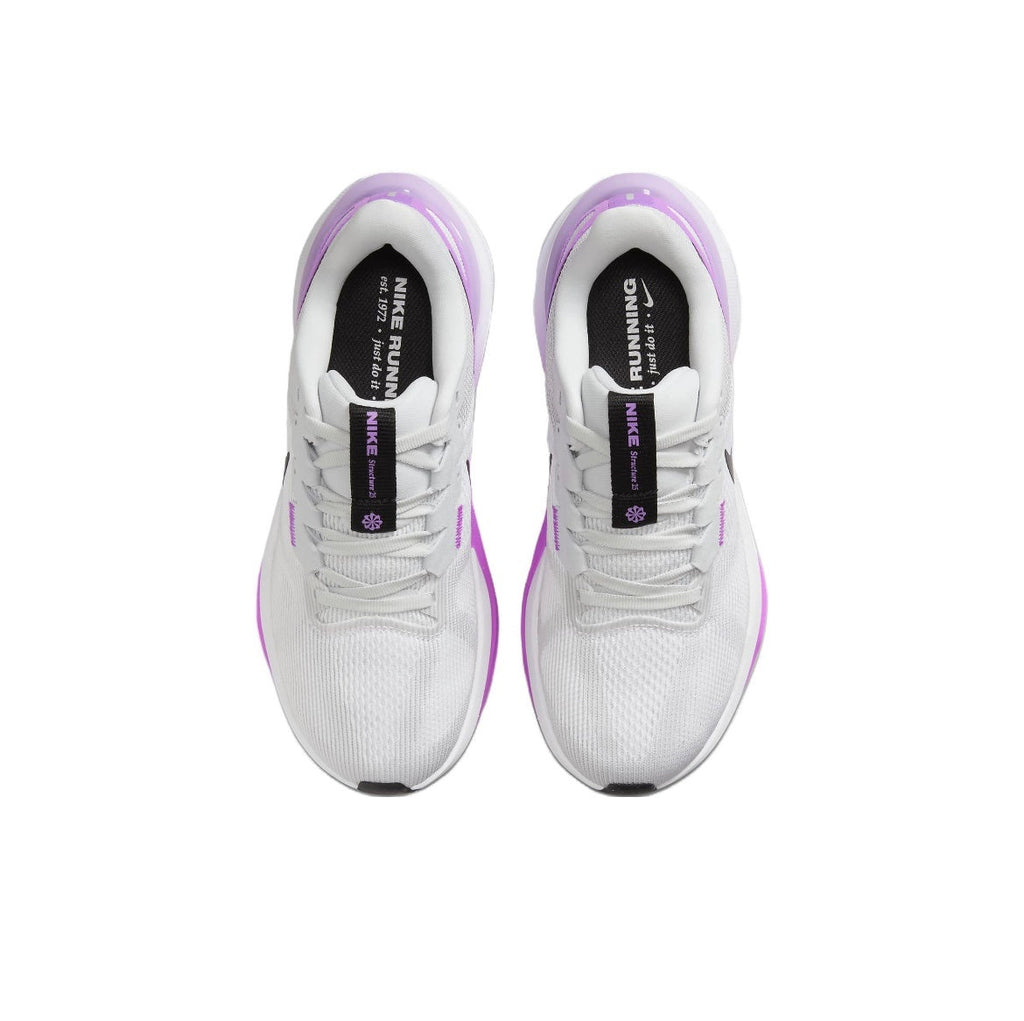 Nike Structure 25 Running Shoes White Purple DJ7884-100