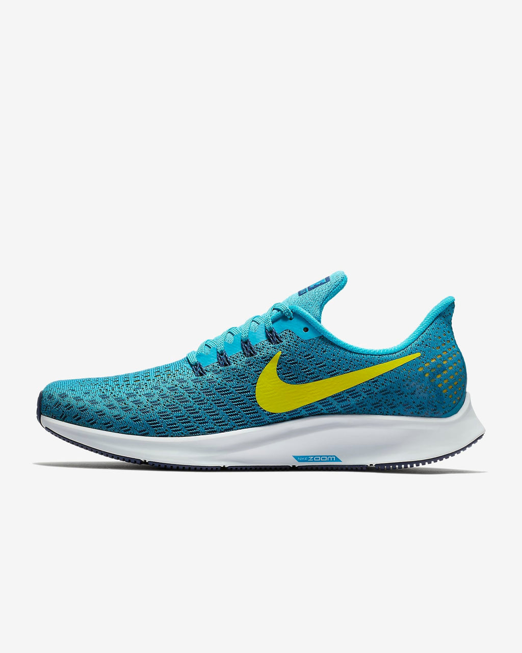 Nike Air Zoom Pegasus 35 Running Shoes Blue Yellow