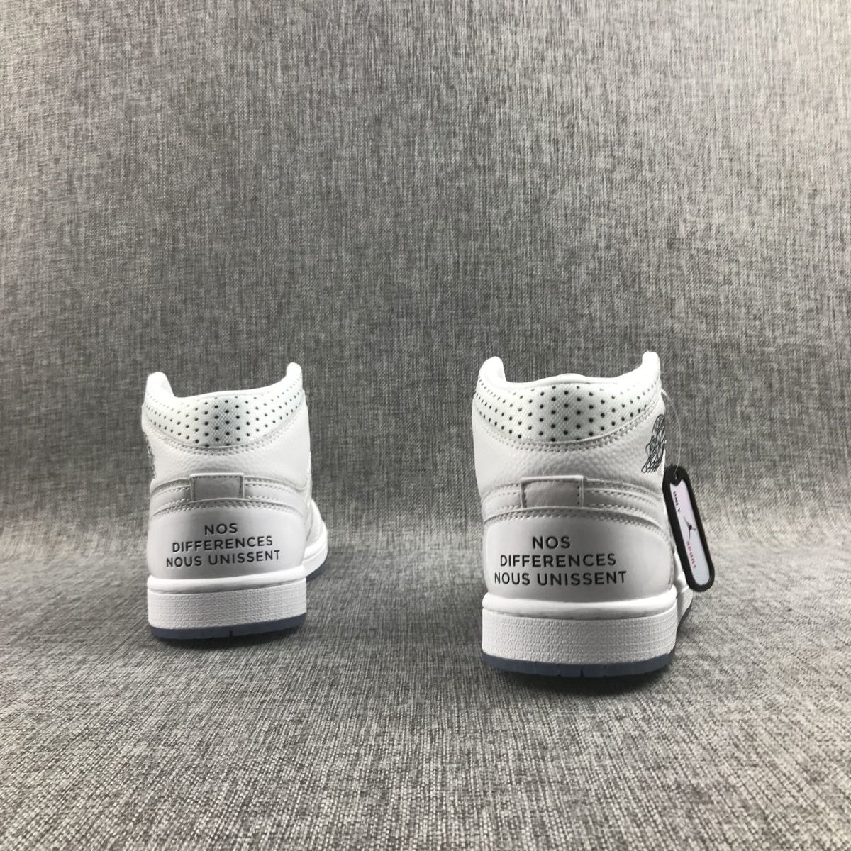 Air Jordan 1 Mid Unite Totale White Sneakers CI9100-100