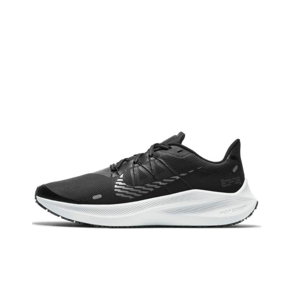 Nike Air Zoom Winflo 7 Shield Black Silver Running Shoes CU3870-001