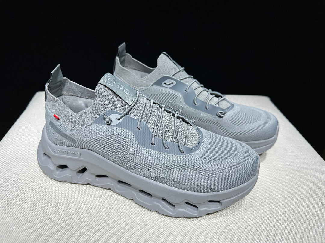 On x Loewe Cloudtilt Sneakers in Grey