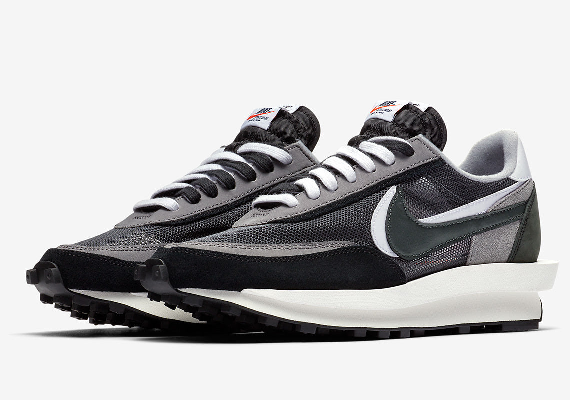 Nike Sacai LDWaffle Black Grey Sneakers BV0073-001