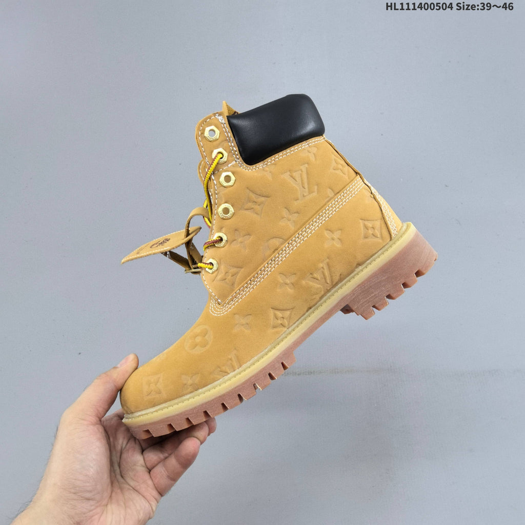 Timberland 6-Inch Style High-Top Boots, Wheat Monogram