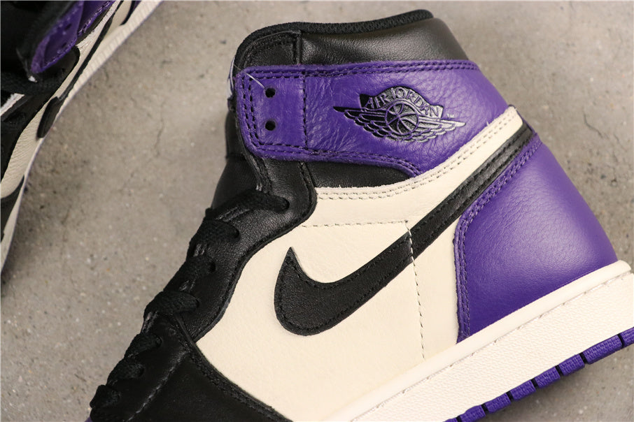 Air Jordan 1 Retro High OG Court Purple Sneakers 555088-501