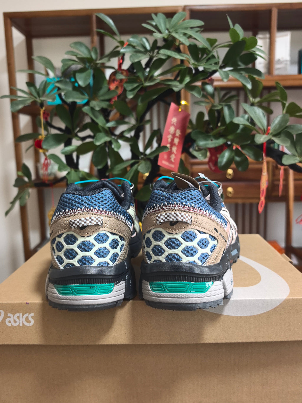 ASICS GEL-Kayano 14 Sneakers in Gray and Brown