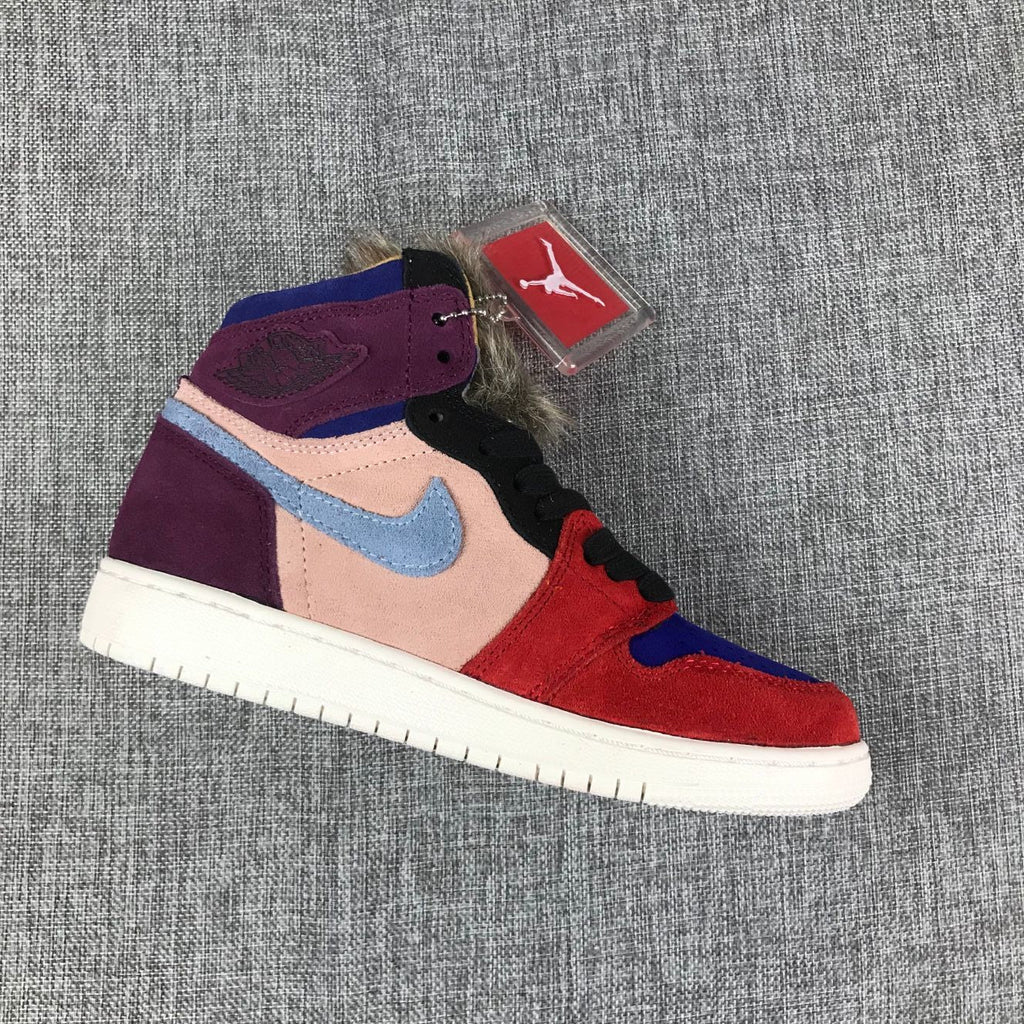Air Jordan 1 High OG Christmas Red Multicolor Sneakers