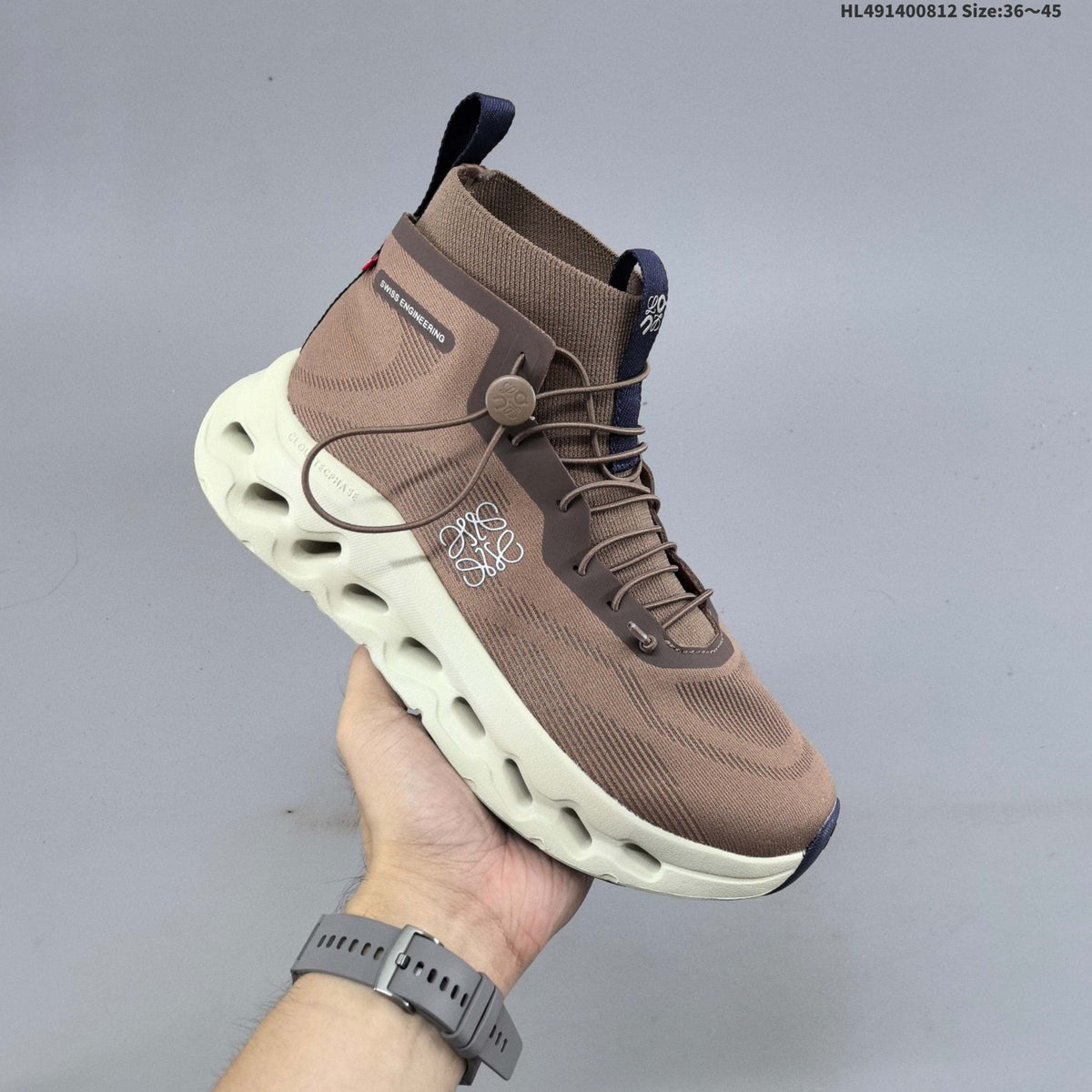 Loewe x On Cloudtilt High-Top Sneakers