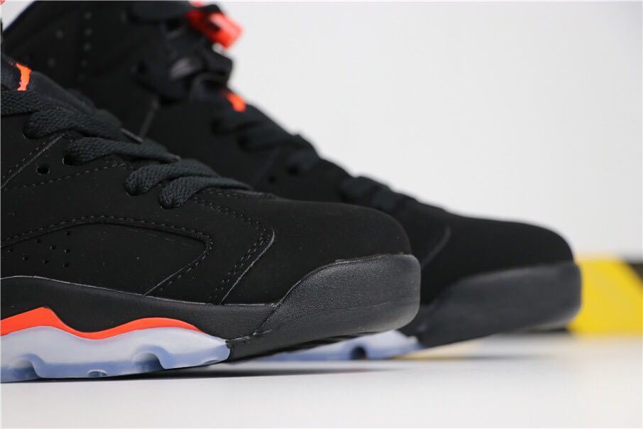 Jordan Air Jordan 6 Infrared Black Red High-Top Sneakers