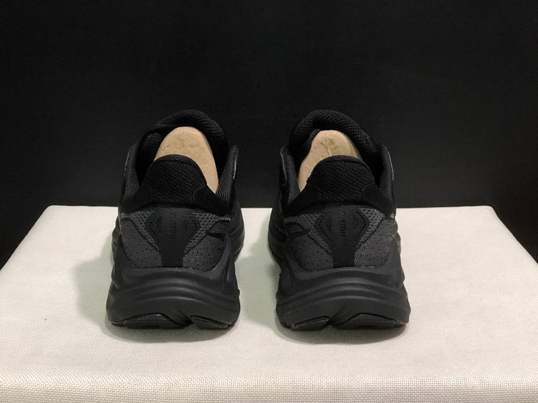 HOKA Clifton 10 Black Running Sneakers