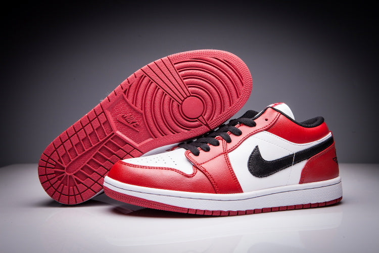 Air Jordan 1 Low Chicago Red White Black Sneakers