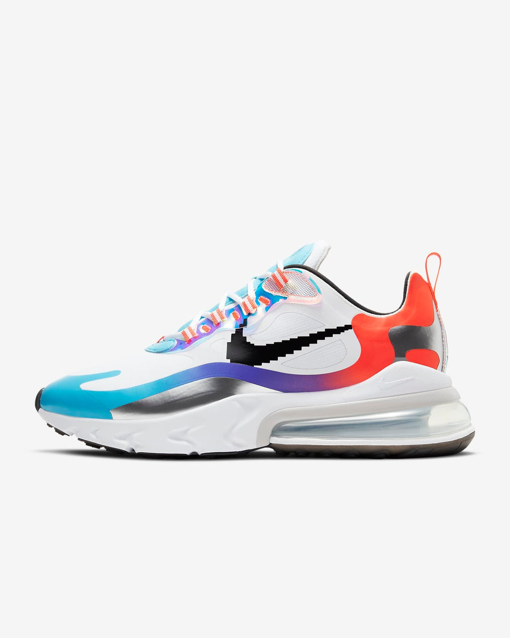 Nike Air Max 270 React Sneakers White Blue Orange DC0833-101
