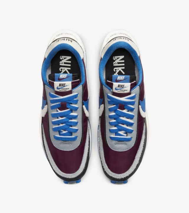 Nike LDWaffle sacai x UNDERCOVER Burgundy Blue DJ4877-600