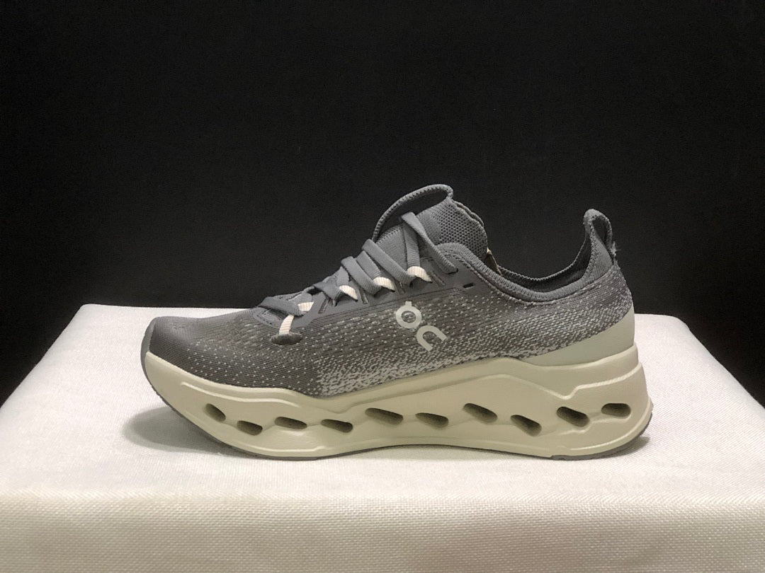On Cloudsurfer Max Running Shoes, Asphalt Gray