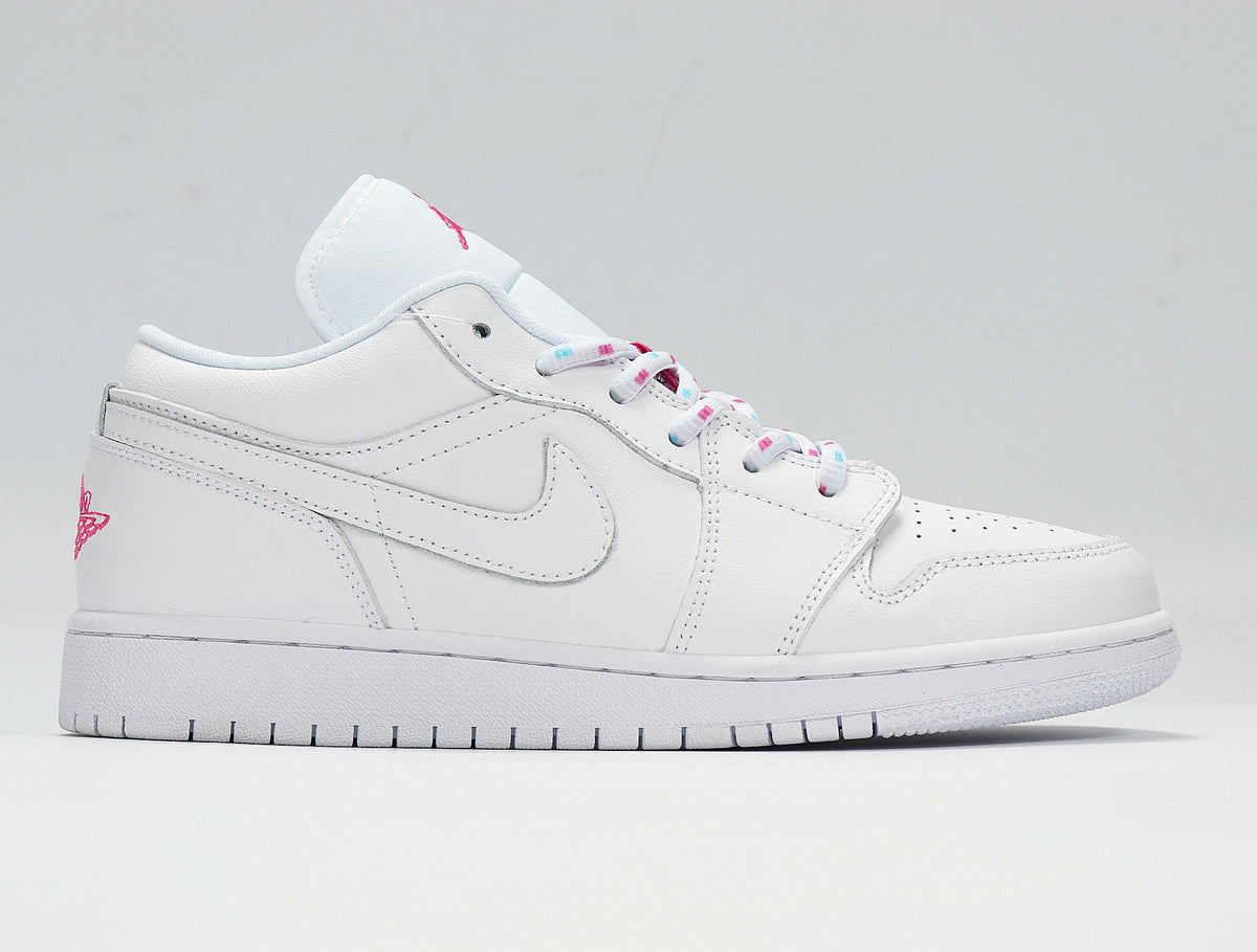 Jordan Air Jordan 1 Low White Pink Sneakers 554723-102