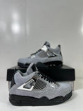 Jordan Air Jordan 4 Retro Gray Black Sneakers AQ9129-005