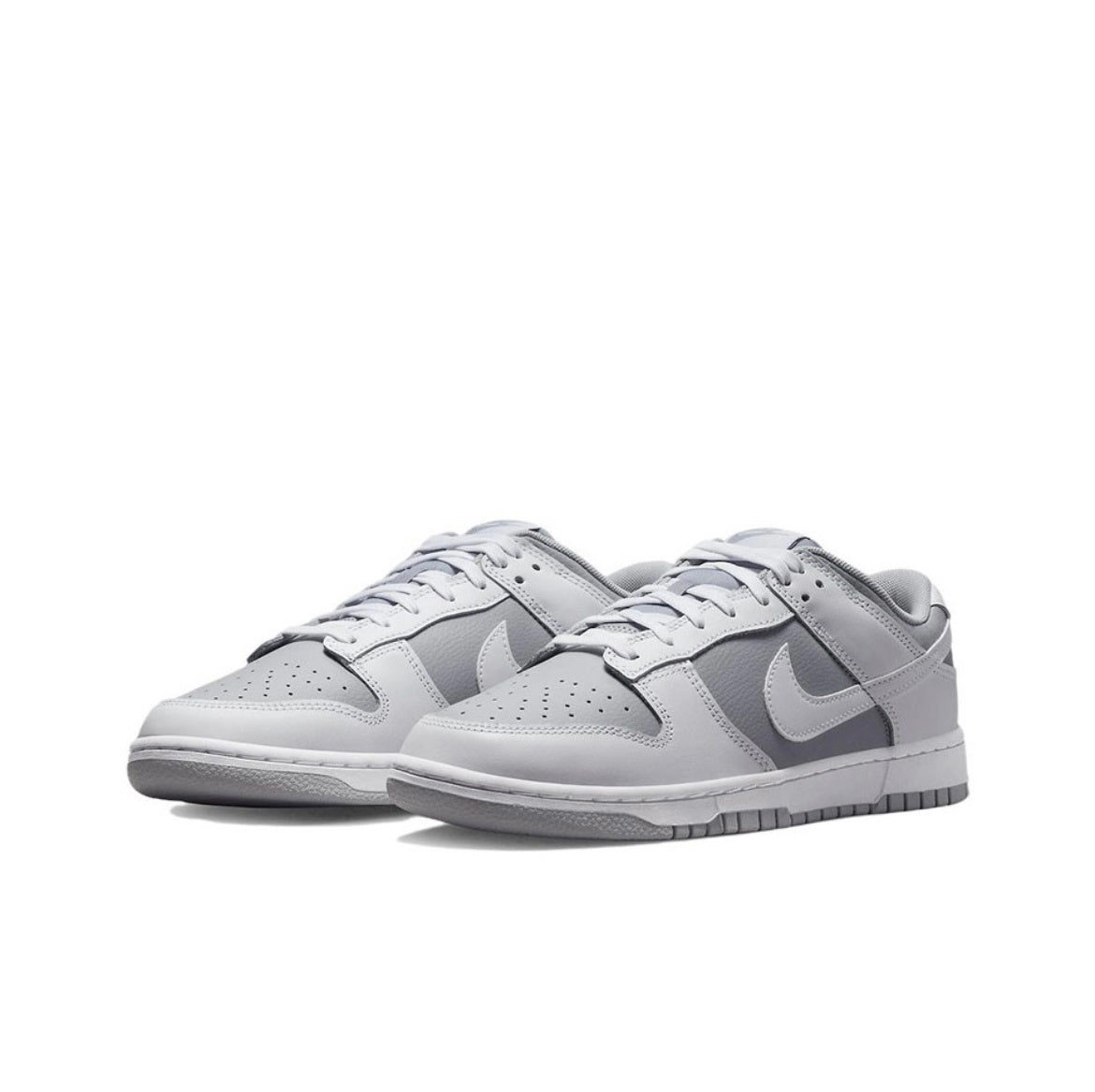 Nike Dunk Low Retro Sneakers, Wolf Grey/White, DJ6188-003