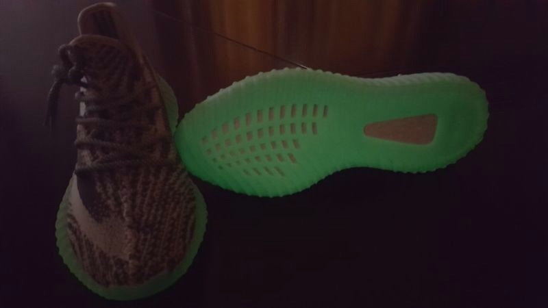 Yeezy 350 V2 Gray Knit Sneakers