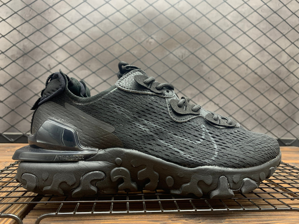 Nike React Vision All-Black Sneakers