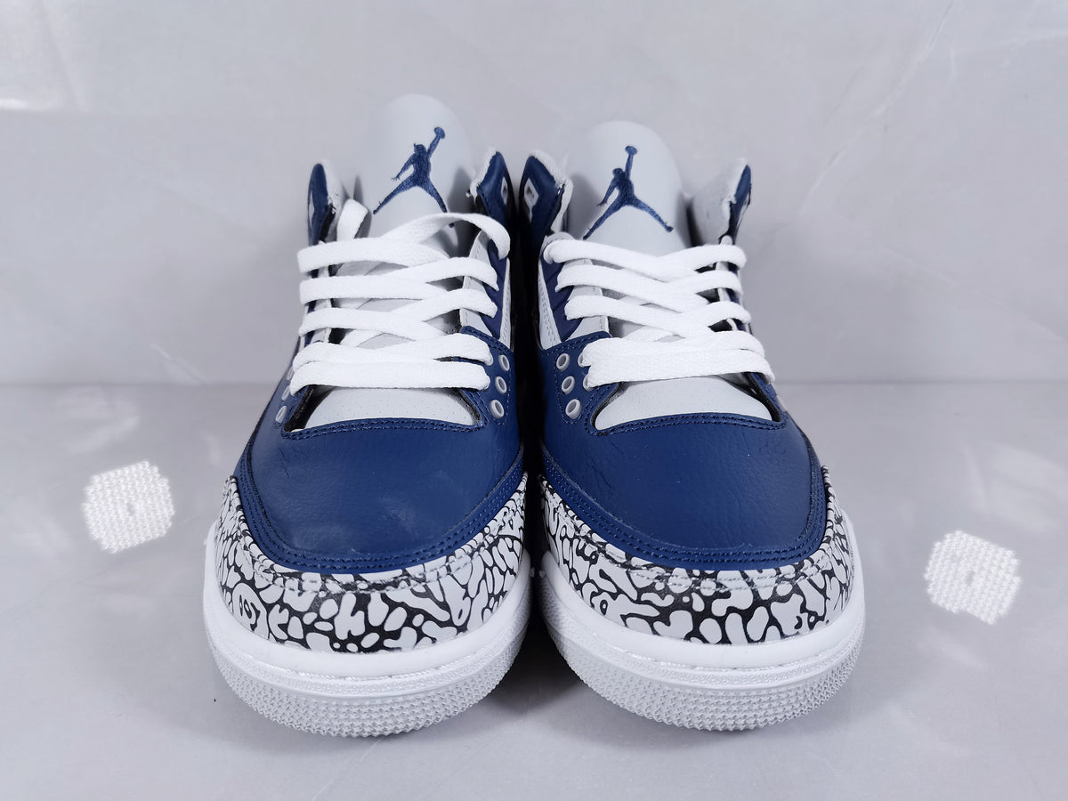 Jordan Air Jordan 3 Retro Sneakers in Blue and Grey