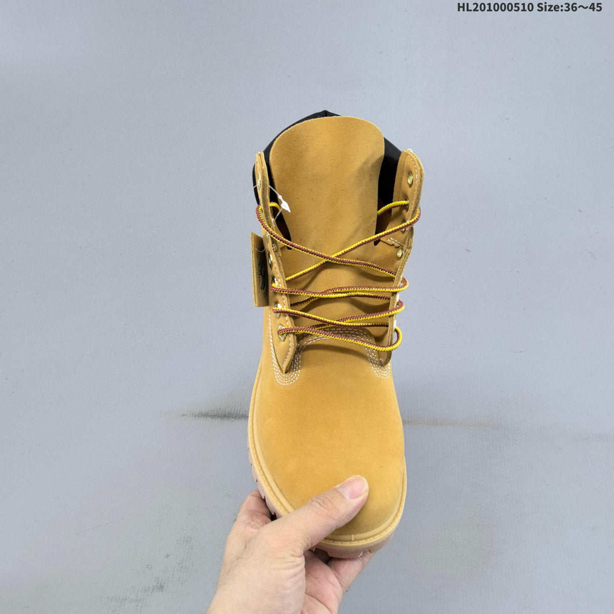 Timberland Yellow High-Top Lace-Up Boots