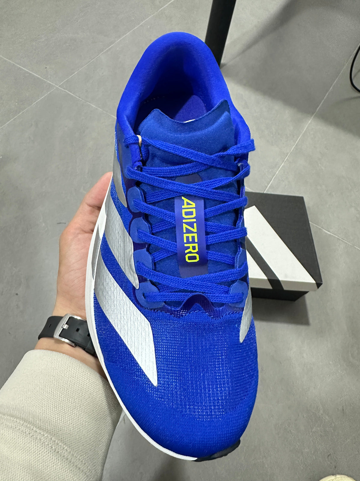 adidas Adizero Lightstrike Pro Running Shoes Blue White
