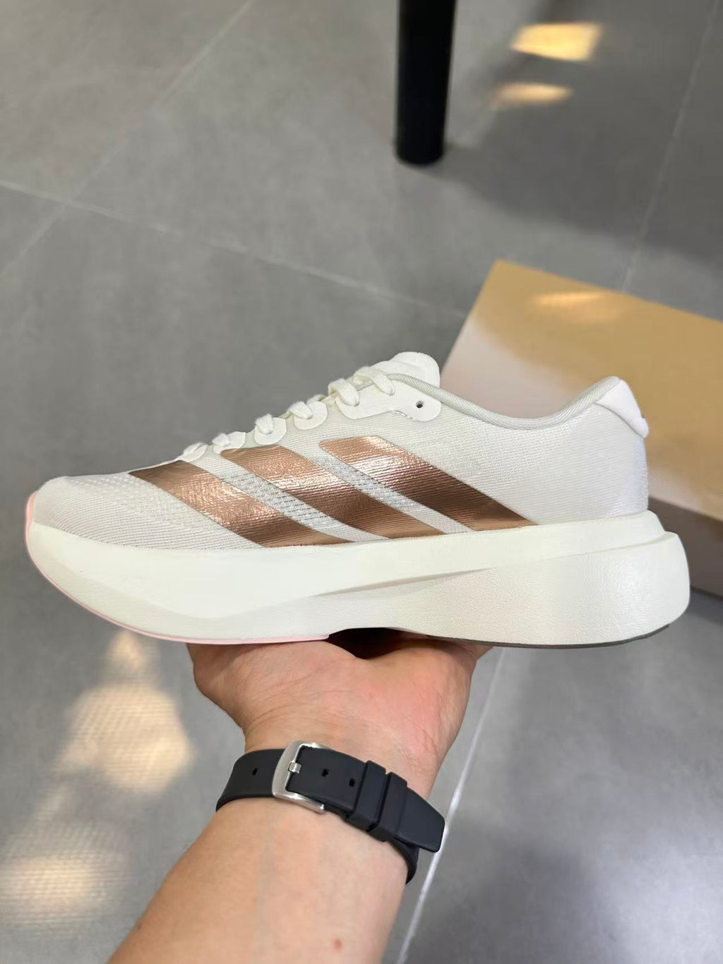 Adidas Adizero Lightstrike Pro White Champagne Running Shoes