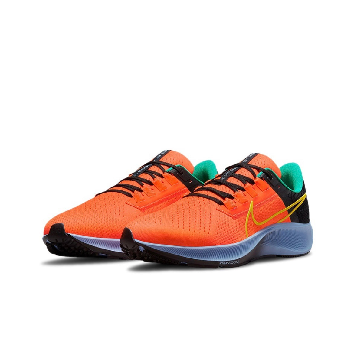Nike Air Zoom Pegasus 38 Running Shoes – Orange/Black
