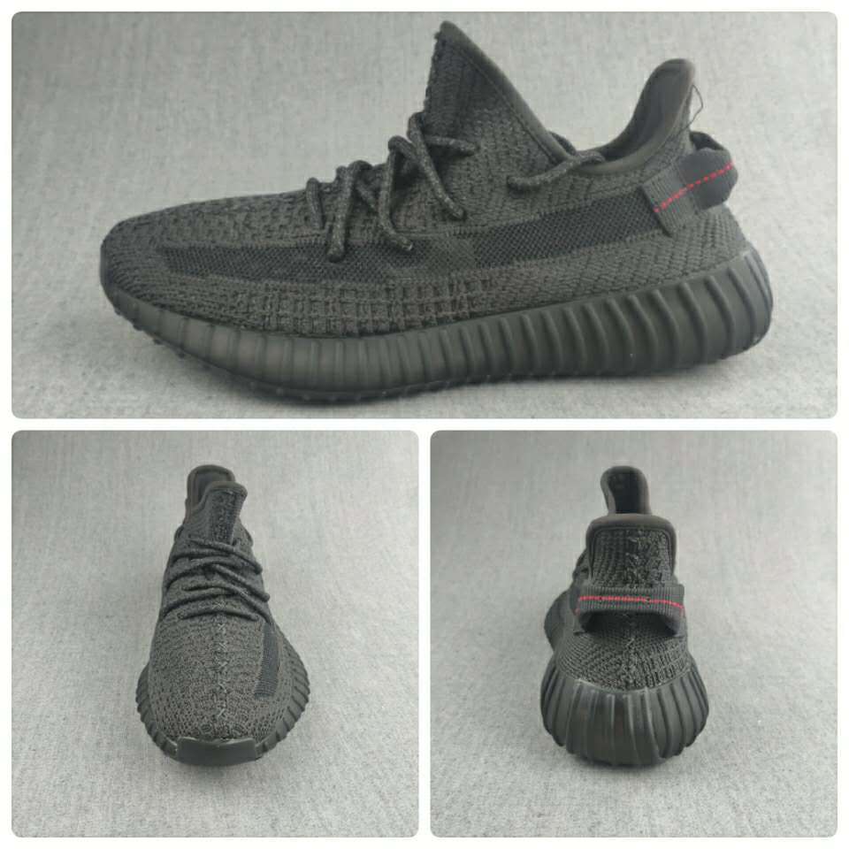 Yeezy Boost 350 V2 Dark Gray Knit Sneakers