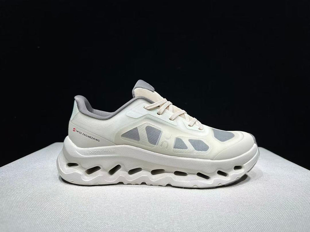 On Cloudtilt Remix Sneakers in Ivory and Gray