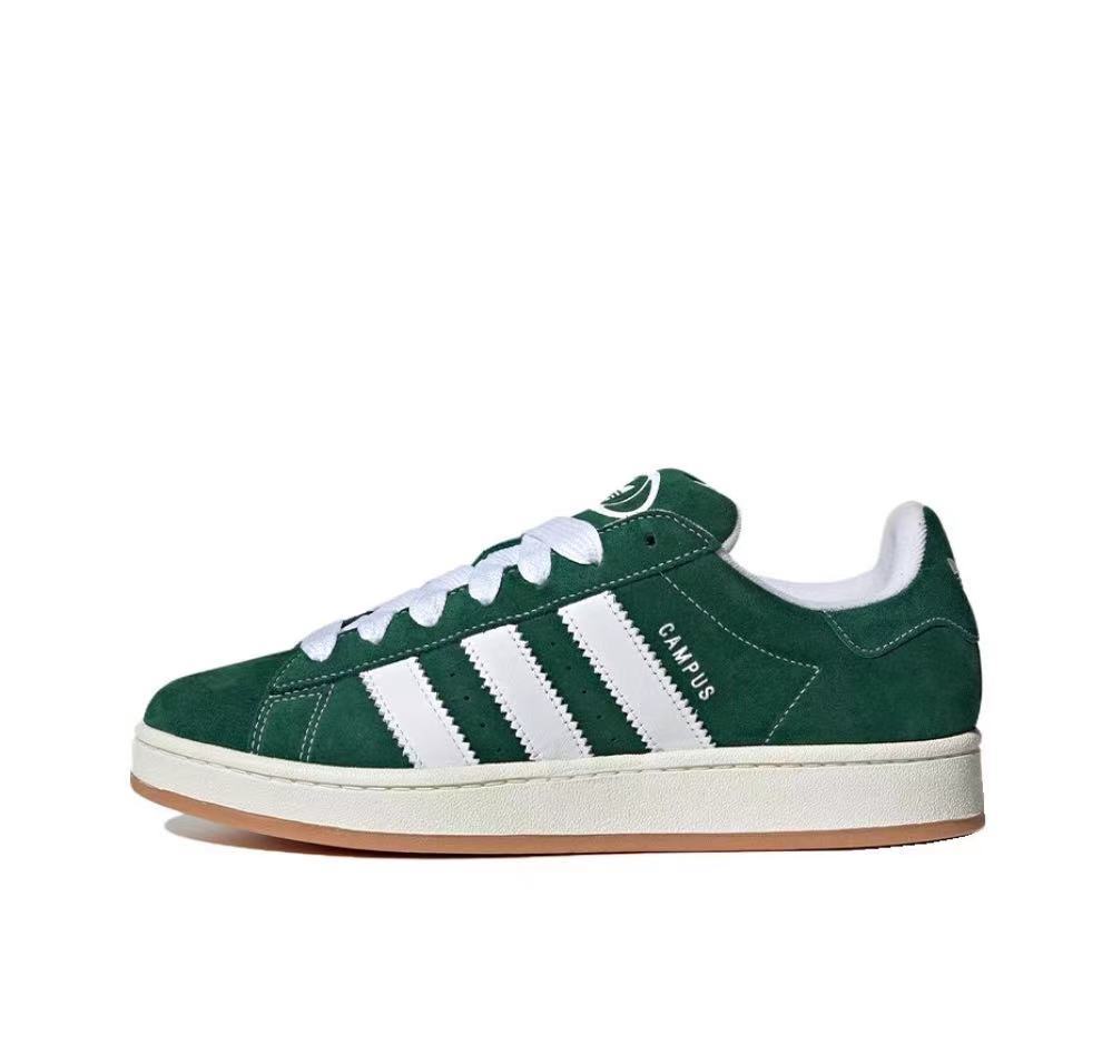 Adidas Campus Sneakers Green and White HO3472