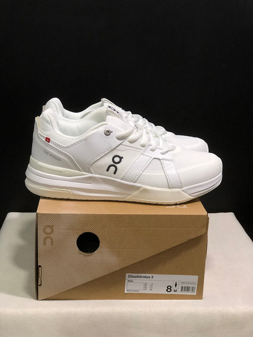 On The Roger Clubhouse Pro White Sneakers