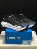 HOKA Mafate X Trail Running Shoes in Black and Blue