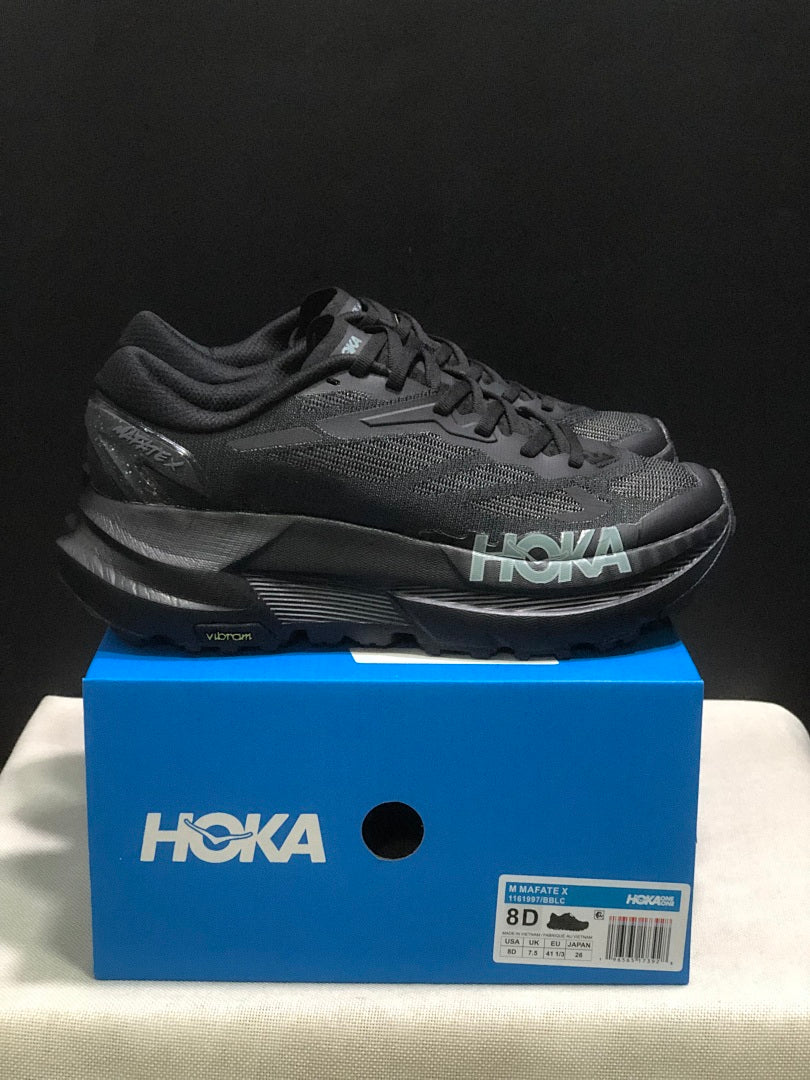 HOKA Mafate X Black Trail Running Shoes