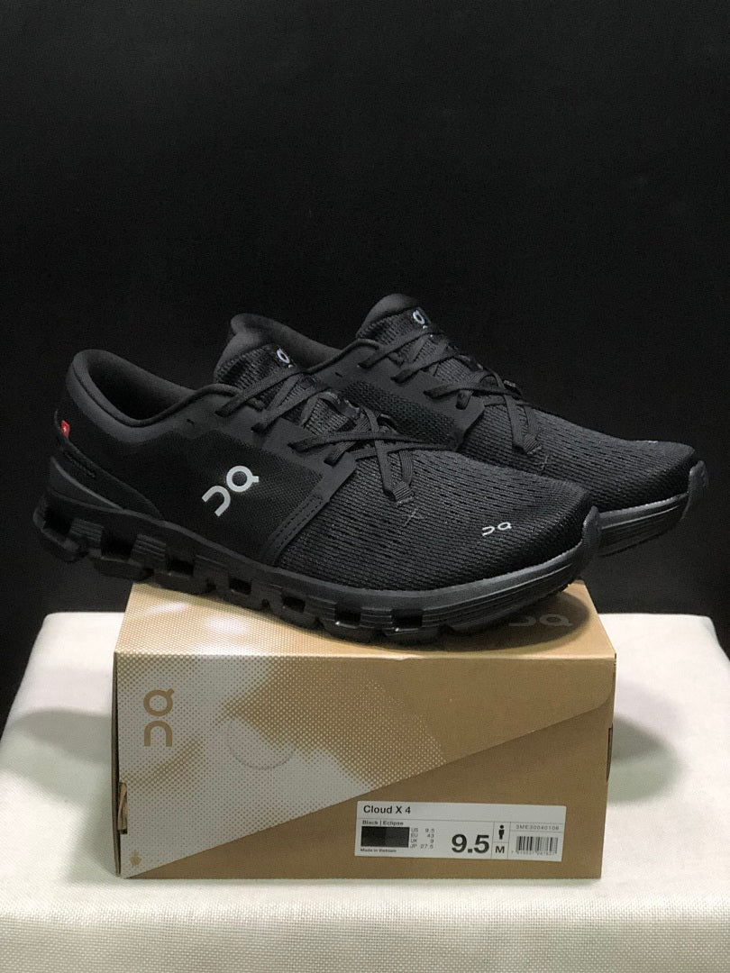 On Cloud X 4 Black Eclipse Sneakers