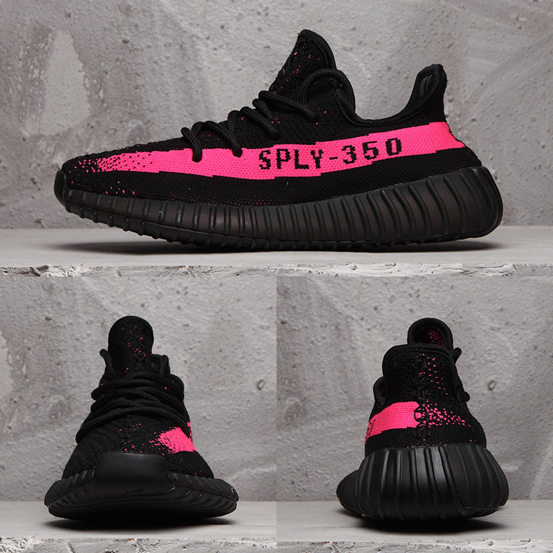 Yeezy Boost 350 V2 Black Pink Sneakers