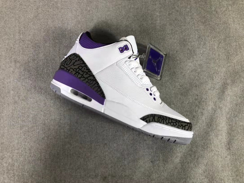 Jordan Air Jordan 3 SE Denim White Purple Sneakers