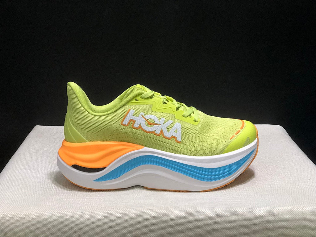 HOKA Skyward X Running Shoes in Lime Green