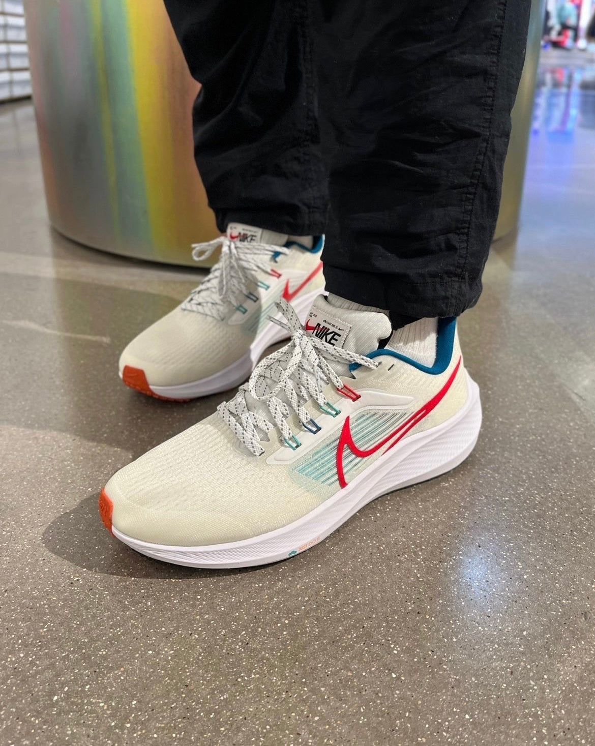 Nike Air Zoom Pegasus 39 Running Shoes White Red Blue FD4322-161