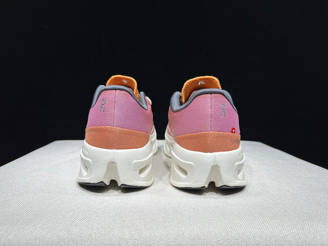 On CloudEclipse Running Shoes in Pink and White