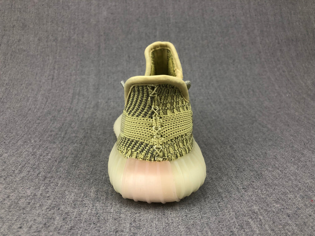 Yeezy 350 V2 Kids Sneakers in Yellow and Olive