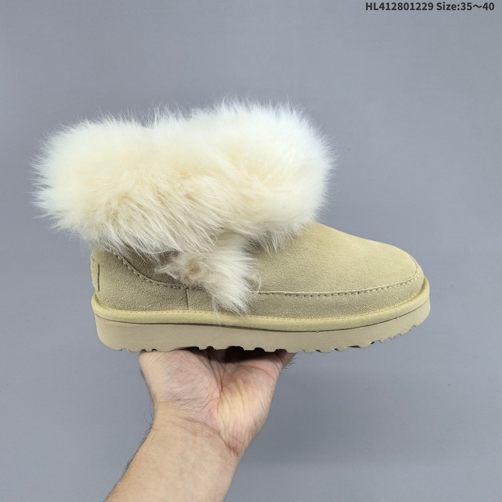 UGG Tazzelle Women's Fur-Trimmed Platform Slippers