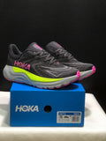 HOKA Arahi 8 Running Shoes, Black and Neon Yellow