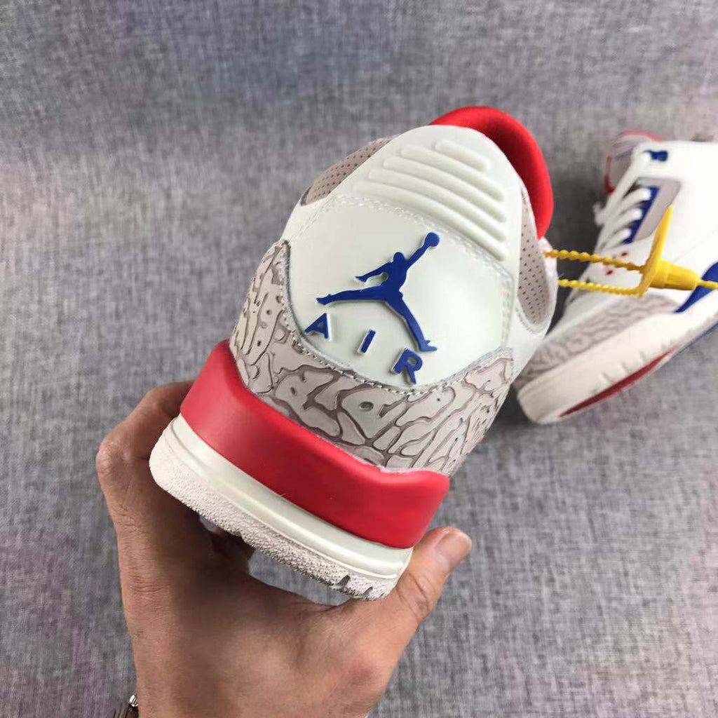 Air Jordan 3 Independence Day White Basketball Sneakers