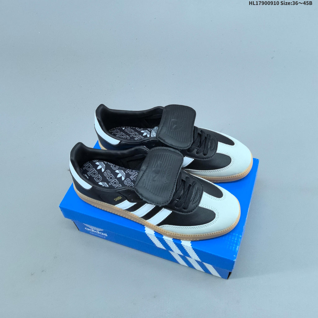 Adidas Samba Low-Top Sneakers Black White Gum IG2010