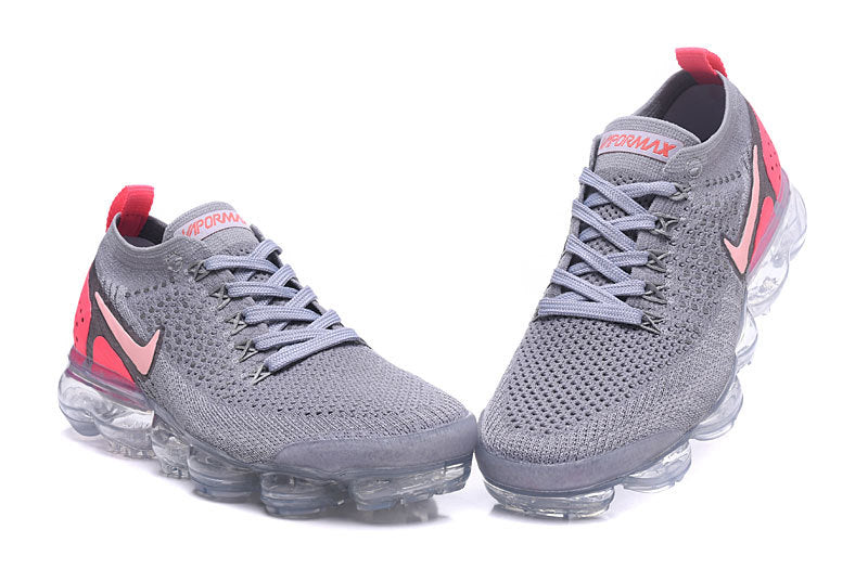 Nike Air VaporMax Flyknit 2 Grey Pink Sneakers 942843-006